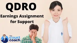 QDRO for Support Payments and Attachment (Forms FL-460 and FL-461)