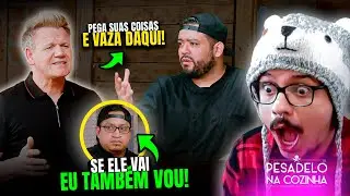 Ramsay PERDE A PACI&Ecirc;NCIA e manda TODO MUNDO EMBORA!