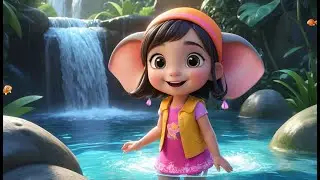 Elephant&rsquo;s Waterfall Discovery | Fun Elephant Song for Kids | Jungle Adventure Nursery Rhyme