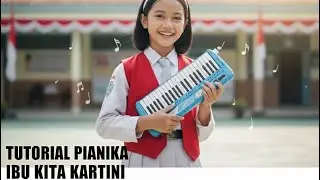Ibu Kita Kartini Pianika Tutorial | Not Angka & Slow Version
