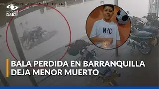 Menor muere por bala perdida en Barranquilla tras ataque armado frente a una tienda