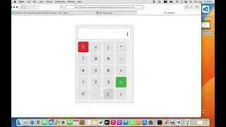 calculator program using HTML, CSS, and JS