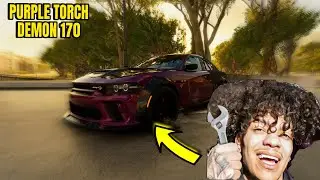 Sliding SRT LENS Purple Torch 170 Charger & This Happened! - The Crew Motorfest