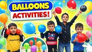 Kids Balloon Challenge | Fun Games & Activities | Raza Brothers
