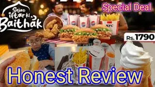 Sajao Iftar Ki Baithak | KFC Ramadan 2025 | Honest Review & Traditional Vlog from Quetta
