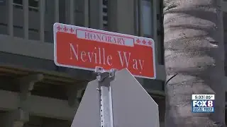Neville family honored with street renaming ceremony