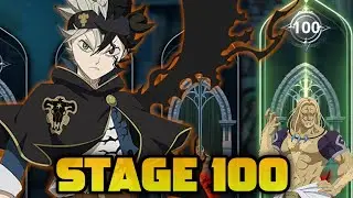 BLACK ASTA CARRIES IN STAGE 100 HALL OF ILLUSIONS! | Black Clover Mobile