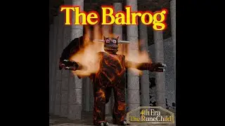'4th Era - The RuneChild' - My Orc fighting the Balrog