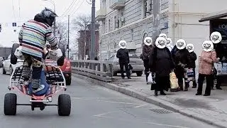 Трюки на Квадроцикле по Москве