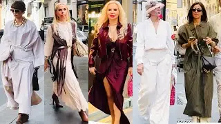 Милан в моде: уличная мода и сезонные тренды при температуре 21°C 🇮🇹👜🍁 | Что носят все