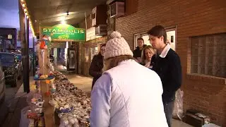 Last-minute Christmas shoppers flood the Strip District