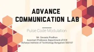 MATLAB Program for Pulse Code Modulation