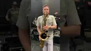 Saxophone solo &ldquo;Kil&oacute;metros &ldquo; de Sin Bandera ..Soundcheck en Sacramento ,California