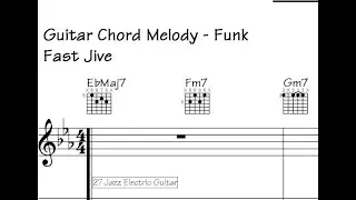 *Jarring Guitar Chord Melody: Fast Jive