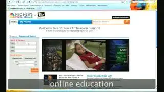 Adding NBC Streaming Content to a Blackboard&trade; 9 Course