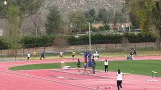 Men's 300m - Andrew (34.24), Reggie, Martin, Quinn, Liam, Josh, Evann