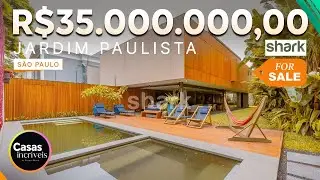 CASA À VENDA EM JARDIM PAULISTA | R$ 35.000.000,00 | 4 SUÍTES