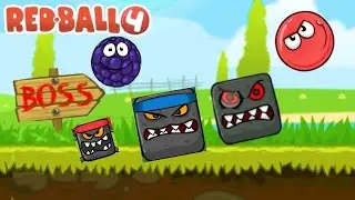 İKİ BOSS'U DA YENDİM!! Red Ball 4 (2.Bölüm) (11eps-30eps) 