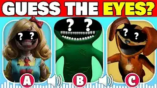 Guess The EYES + EMOJI! | Garten of Banban 7 + Poppy Playtime Chapter 3 | Jumbo Josh, Dogday