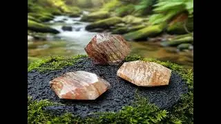 RUTILATED COPPER BANDED QUARTZ SACRED GEOMETRY FACETED CRYSTAL