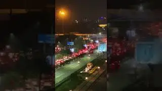 Surat City night view | Surat Airport Road #surat #4kvideo #suratgujarat #india