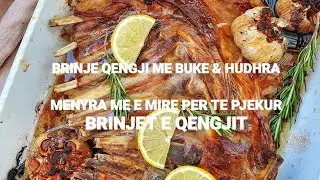BRINJE QENGJI ME BUKE & HUDHRA- MENYRA ME E MIRE PER TE PJEKUR BRINJE QENGJI