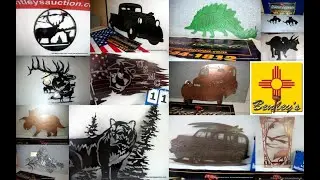 1353 Metal Signs & Art Work Online Auction