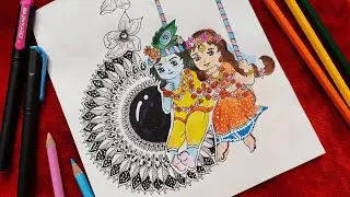 Divine couple pen art ll by Sudeshna Art and Sketch