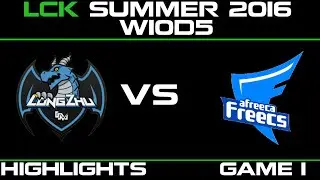 LZ vs AFS Game 1 Highlights LCK Champions 2016 W10D5 Longzhu vs Afreece Freecs   AFS vs LZ   LCK LOL