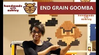 8-bit End Grain Goomba | Super Mario Bros Pixel Art Tutorial