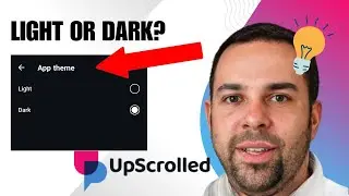 How to Change App Theme in UpScrolled (Light & Dark Mode)