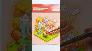 Meow Meow BBQ 🐱🍖 | Mini Sticker Scenery