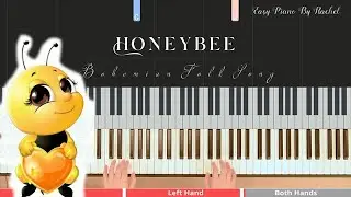 Honeybee (Suzuki book 1) Easy Piano Tutorial with Fingering