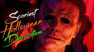 HALLOWEEN DECORATIONS Display 2020 - Full Night Time Yard Walkthrough & Tour