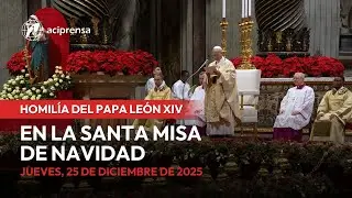 Homilía del Papa León XIV en la Santa Misa de Navidad | 25 de diciembre de 2025
