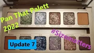 Pan that palette 2022 | Update 7 | Finally some empty pans #sizematters