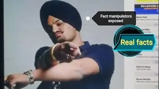 Sidhu moose wala real facts and fact manipulators amit jani) lucky bisht) haters) bbc exposed