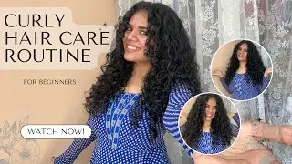 My curly hair routine 👩🏻&zwj;🦱🌸✨#fullvideo#curlyhair #naturalcurls