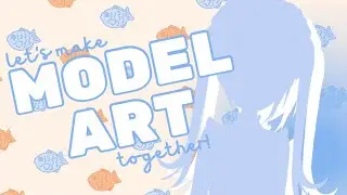 [art] model art! #vtuber #envtuber #vartist #vtubermodel