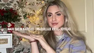 Haul SHEIN Navidad 🎄 + cosmética VIRAL + joyas 💎 acero inoxidable | vuelvo a YouTube! #haulshein