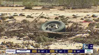 Sandy Valley residents wake up to damages from flooding