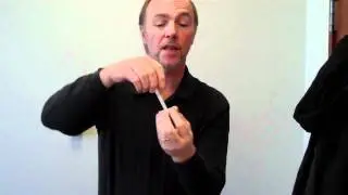 Disappearing cigarette trick - how to do sleight of hand magic