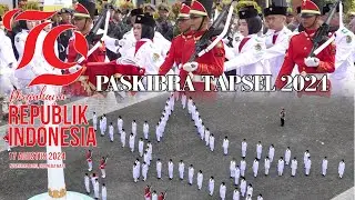 PENGIBARAN BENDERA MERAH PUTIH HUT RI 79 - PASKIBRA TAPSEL 2024 - FORMASI BINTANG