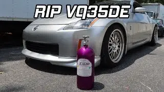 I BLEW UP MY NITROUS 350Z | Blown Engine and Misfire