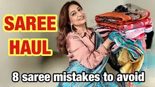 Myntra Saree Haul | Saree Styling Secrets 🤫 Avoid These Mistakes & Look Stunning  😱 | Thehopestory