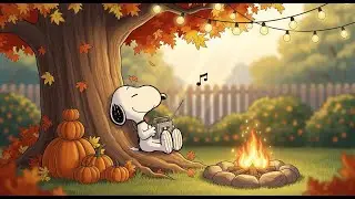 Autumn is Coming with Snoopy 📕 🍂 | Cozy Fall Moments, Books, and Autumn Leaves #1