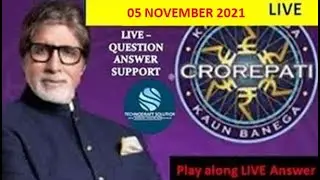 Kbc Live Answer 5th November 2021