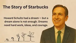 Starbucks Story | Learn English Listening, Speaking & Vocabulary with Inspiring Story