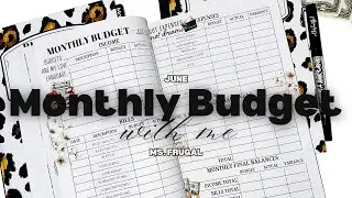 June Monthly Low Income Budget $663 | May Monthly Balances & Goals for 2025