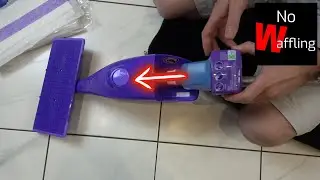 Как вставить или вынуть бутылку с чистящим раствором из швабры Flash Power Mop &mdash; руководство для ...